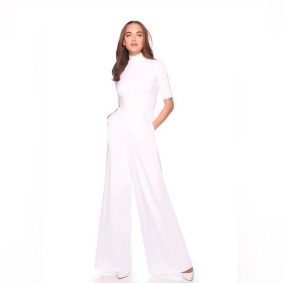 Susana Monaco Pants - NWOT Susana Monaco Classic White Jumpsuit Large